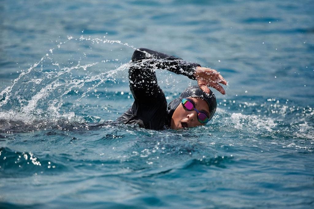 Skypool Fitness Studio — swimmer in action, Hebbal's finest swimming facility